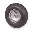 Industrial Grade 1NWU4 Pneumatic Wheel, 8 In, 4 Ply, 300 Lb Cap