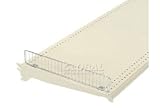 Wire Shelf Divider For 36W Or 48W X 16D Upper Shelf Chrome