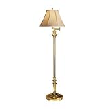Classic Brass Swing Arm Floor Lamp
