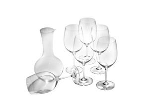 Riedel Vinum Bordeaux Set of 6 Plus 1 Bonus Decanter Gift Set