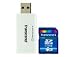 Transcend 4 GB SDHC Class 6 Flash Memory Card with Card Reader TS4GSDHC6-S5W
