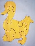 Wooden Educational Jig-Saw Puzzle - Mother Duck