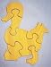 Wooden Educational Jig-Saw Puzzle - Mother Duck