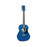 J Reynolds 36 3/4 Size Acoustic Guitar- Transparent Blue