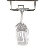 Glass Hanger Rack - Chrome - 15 3/4