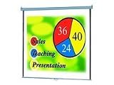 Projection Screen Wall Mount Matte White with Blk Borders 60X60