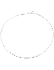 02.60 Mm Reversable Omega Chain Matt And Polish Finish Sterling Silver Ch997 18 Inch