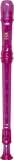 Grover TD180PR Tudor Candyapple 2 Piece Recorder, Purple