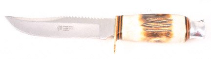 New 10 inch Bone Handle Hunting Fixed Blade Knife