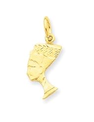 14k Gold Nefertiti Charm