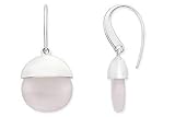 24 Carat Rose Quartz Sterling Silver Earrings