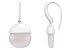 24 Carat Rose Quartz Sterling Silver Earrings