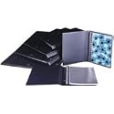 Florence 13" x 19" Master Series Artisan Portfolio Album with Multi-ring Refill System & 10 Pages, Leather Grain Vinyl Covers.