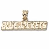 Columbus Blue Jackets 3/16Ó Blue Jackets Pendant - 10KT Gold Jewelry