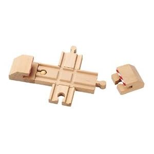 Wooden Cross and Buffer Set Fits Thomas Train Track by 