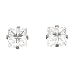 Inverness Palladium Square Faceted CZ Earring 7mm – JewelryWeb