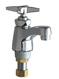 Tools & Hardware : Chicago Faucets 701-COLDCP Deck Mounted Single Water Inlet Fitting