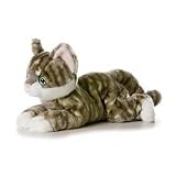 Plush Tabatha Gray Tiger Cat Flopsie 12