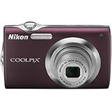 Nikon Coolpix S3000 - Digital camera - compact - 12.0 Mpix - optical zoom: 4 x - supported memory: SD, SDHC - plum