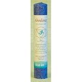 Aloha Bay, Candle, Chakra Energy Pillars 1 3/8 X 8 20-30 Hours, Abundance/Indigo, 8 Inch (8)