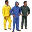 Rokk 2 pièce pluie jaune costume haut Poncho & bas Pc. taille l grand Rokk 2 Piece Yellow Rain Suit Top Poncho & Bottom Pc. Size L Large