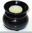 Two Piece Electric Wax Tartlet Burner- Black