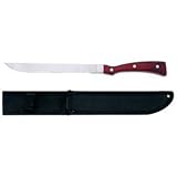 Maxam Right-Hand Offset Fillet Knife Sheath Full Tang Stainless Steel Blade Lined Nylon Sheath