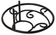 Evergreen Swirl Metal Garden Size Flag Holder