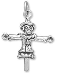 Sterling Silver Scarecrow Charm