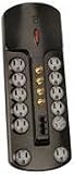 Coleman Cable 049278806 12-Outlet Home Theater Surge Protector, 4-Ft