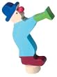 Birthday Ring Decoration - Blue Clown
