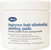 Bliss Ingrown Hair Eliminating Peeling Pads 50 Pads
