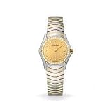 Ebel Watches - Ebel Classic Mini Two - Tone Steel and 18k Gold with Diamond Bezel and Diamond Hour... 