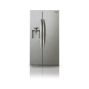 Samsung : RSG257AAPN 24 cu. ft. Counter Depth Side by Side Refrigerator - Stainless Platinum