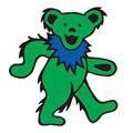 Grateful Dead Green Bear Antenna Ball Topper