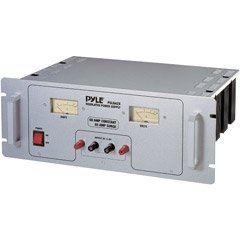 PYLE PSL642X 60 Amp Rack Mount Linear AC/DC Power Supply With Rolling Casters