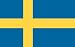 Sweden Country Flag Car Magnet