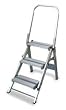 Industrial Grade 2KFG5 Step Stool, Aluminum, 3 Step