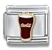 Clearly Charming Coca Cola Fountain Glass Italian Charm