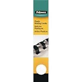 Fellowes Plastic Comb Bindings, 0.625 Inch, 120-Sheet Capacity, Black, 25 per Pack (52324)