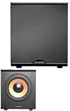 Acoustech H-100 Cinema Series 500-Watt Front-Firing Subwoofer, High-Gloss Black