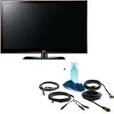 LG 42LE5500 42 inch Class 1080p LED Plus TV, with Basic Accessory Kit (2 HDMI Cables, 1 RGB Cable, 1 Audio Cable, Plasma / LCD Clean Kit)