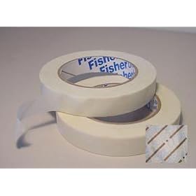Fisherbrand White Autoclavable Tape; W x L: 3/4 in. x 60 yd.