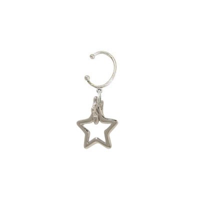 Dangling Stars Belly Button Clip Non-Piercing