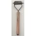 Mars Stainless Steel 10-Blade Coat King Pet Stripper with Wooden Handle, Medium/Coarse