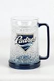 San Diego Padres 16 oz Plastic Crystal Freezer Mugs - Set of 4