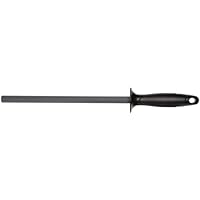 Norton 40433 Crystolon 1/2-by-10-Inch Sharpening Steel Rod with Black Rubber Handle