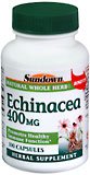 Echinacea Capsules 400 Mg, by Sundown - 100 Capsules (3 pack)