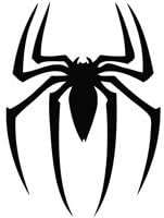 SPIDER CREEPY 11" (color: BLACK) Die-Cut Vinyl Decal Window Sticker for Cars, Trucks, Windows, Walls, Laptops, and other stuff.