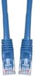(The price is for 24 pieces.) 5ft 350MHz CAT5E UTP Ethernet Cable with Strain-Relief Boot - Blue